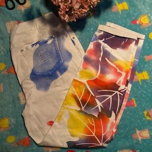 White ripped jeans brand new